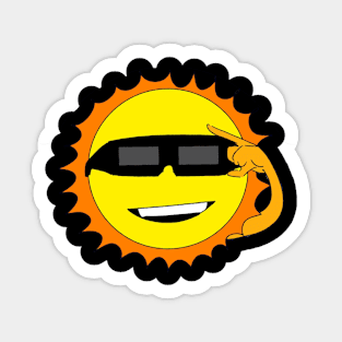 animated sun Sticker